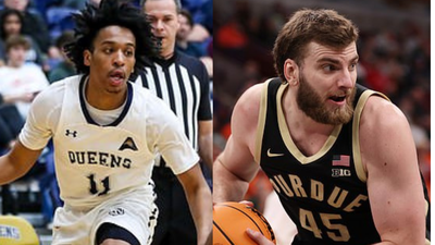 Purdue Boilermakers center Oscar Cluff creates viral moment after mixing up Queens University location before March Madness matchup
