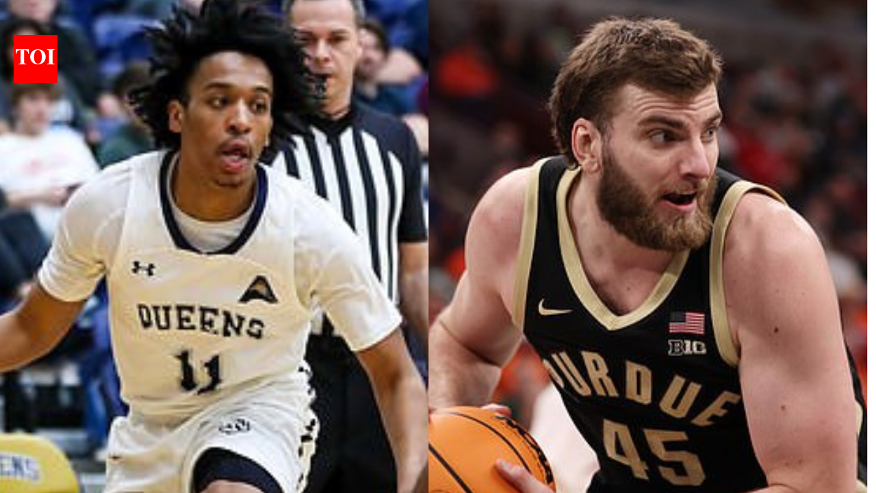 Purdue Boilermakers center Oscar Cluff creates viral moment after mixing up Queens University location before March Madness matchup