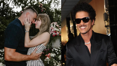 Did Bruno Mars actually react to Taylor Swift being called “talentless” ahead of her wedding to Travis Kelce?