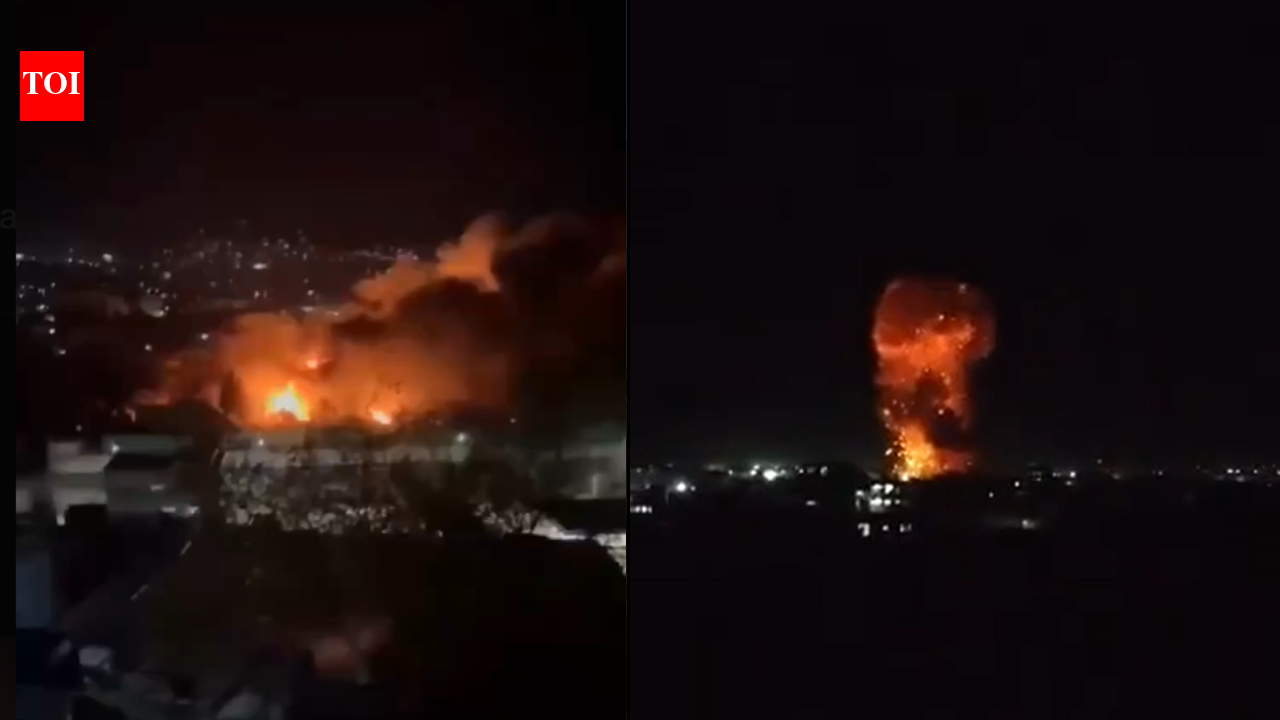 Watch: Flames, huge smoke columns seen after Pakistan airstrike on Kabul hospital that killed 400