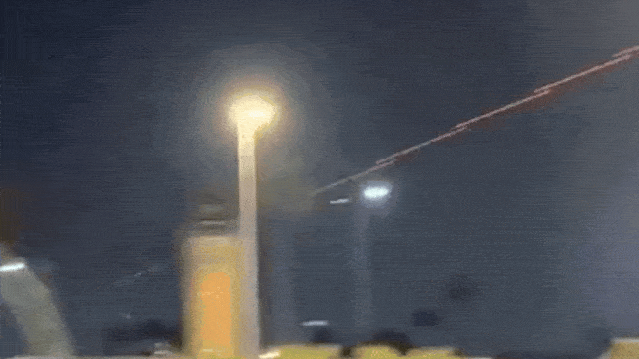 Blazing C-RAM defence system seen shredding Iranian drones, rockets targeting US embassy in Baghdad