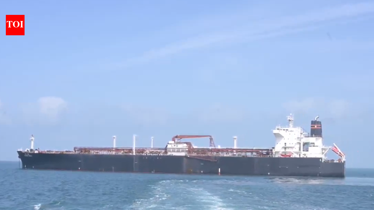 Watch: After Shivalik, Nanda Devi LPG tanker reaches India after navigating through Strait of Hormuz amid war