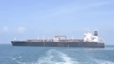 Watch: After Shivalik, Nanda Devi LPG tanker reaches India after navigating through Strait of Hormuz amid war