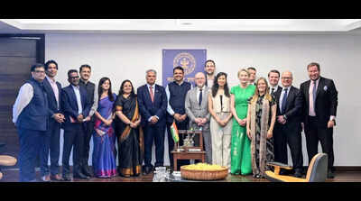 UK MPs delegation meets Maharashtra CM Devendra Fadnavis