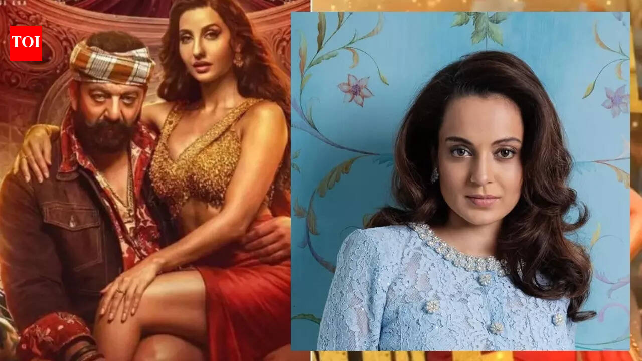 'Cheap tactics, attention seeking ke liye hadd paar kardi hai,' Kangana Ranaut reacts to Nora Fatehi, Sanjay Dutt's song 'Sarke Chunar'