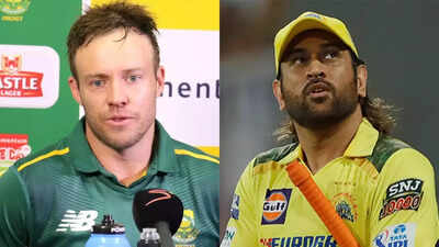  AB de Villiers tells MS Dhoni 'bat higher or be out of CSK squad'