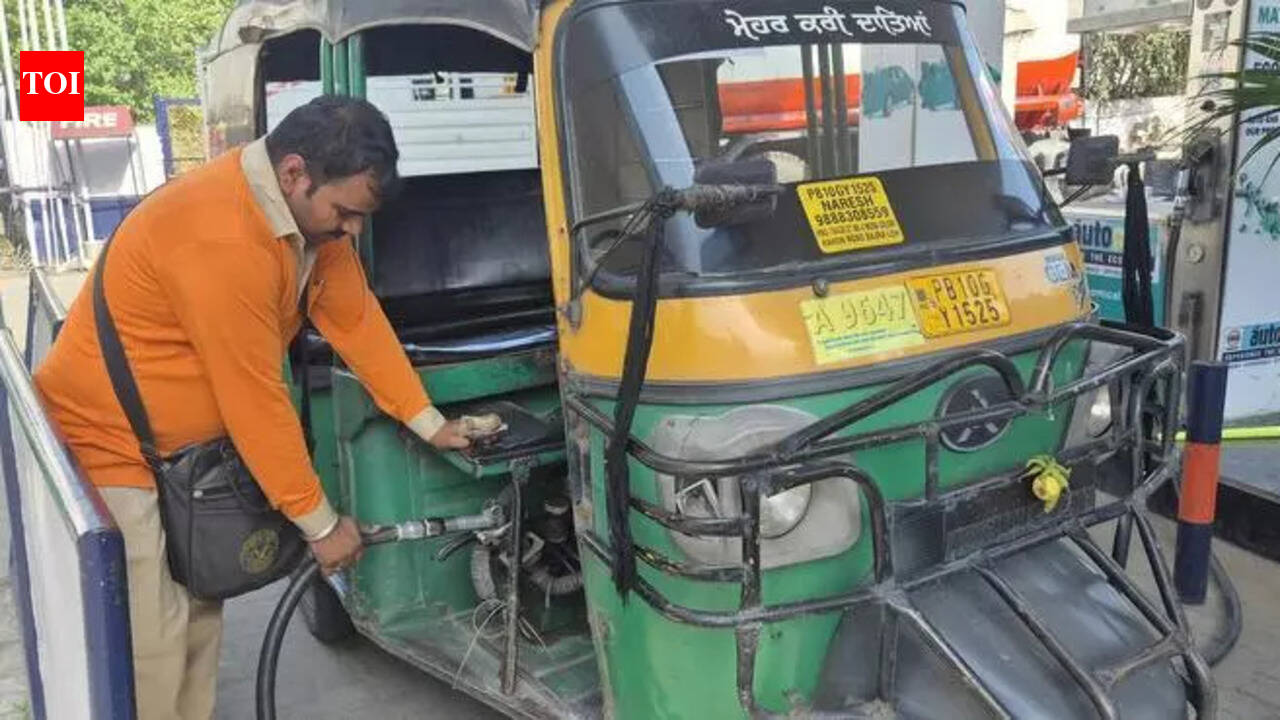 LPG shortage pushes auto-rickshaws to fuel stations | Ludhiana News ...