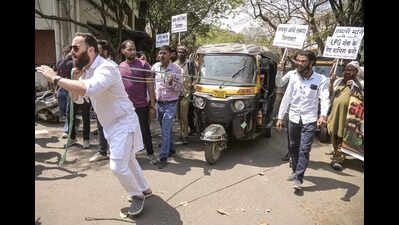Auto drivers demand action on fuel rates, bike taxis