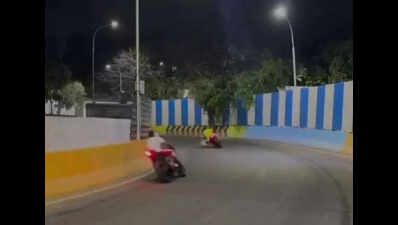 Bike racing creates panic in Perambur