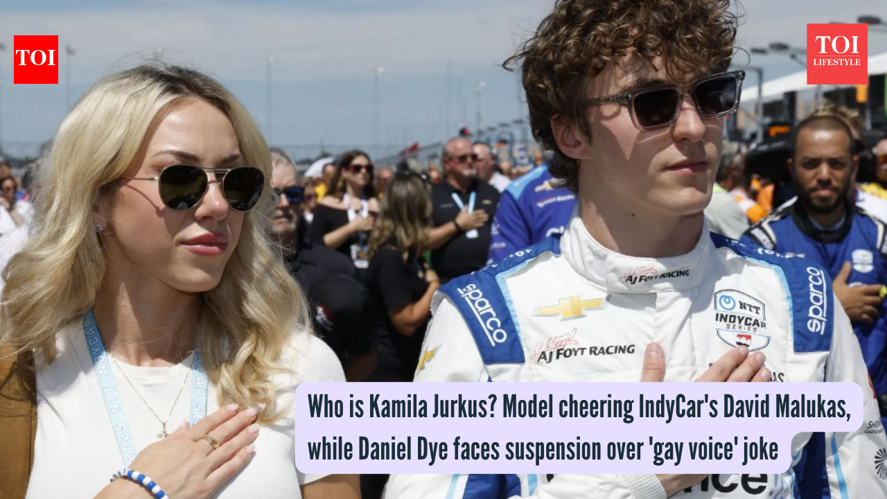 Who is Kamila Jurkus? Model cheering IndyCar's David Malukas, while Daniel Dye faces suspension over 'gay voice' joke