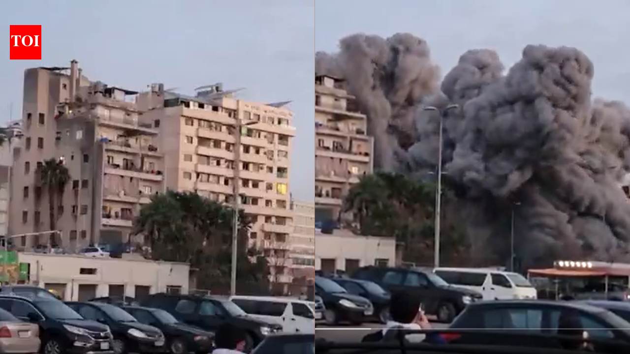 Watch: Israeli strike in Beirut reduces building to rubble in seconds