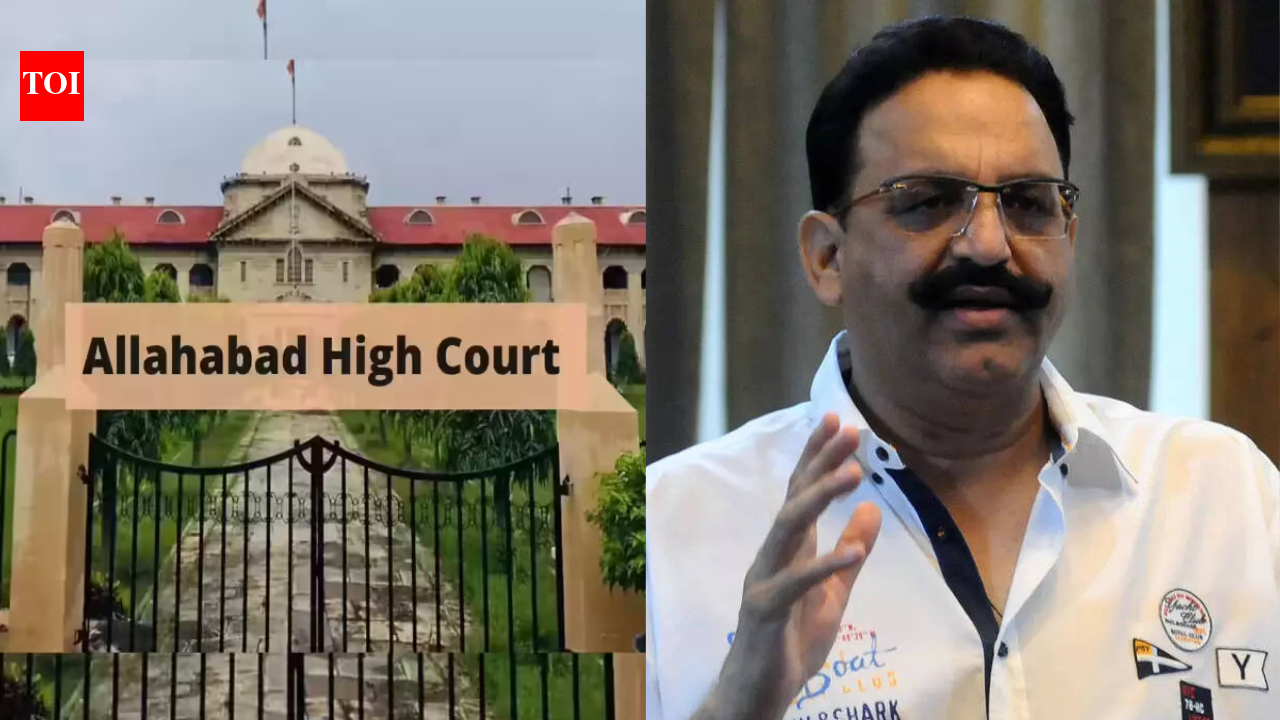Allahabad high court quashes attachment of assets of Mukhtar Ansari’s cousin