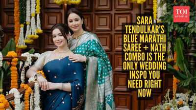 Sara Tendulkar’s Maharashtrian saree look just proved - sometimes, a nath is all you need to steal the show