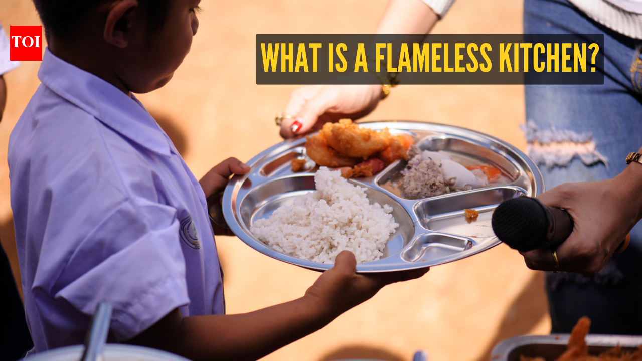 This school kitchen in India feeds 1500 children daily without using LPG or woodfire