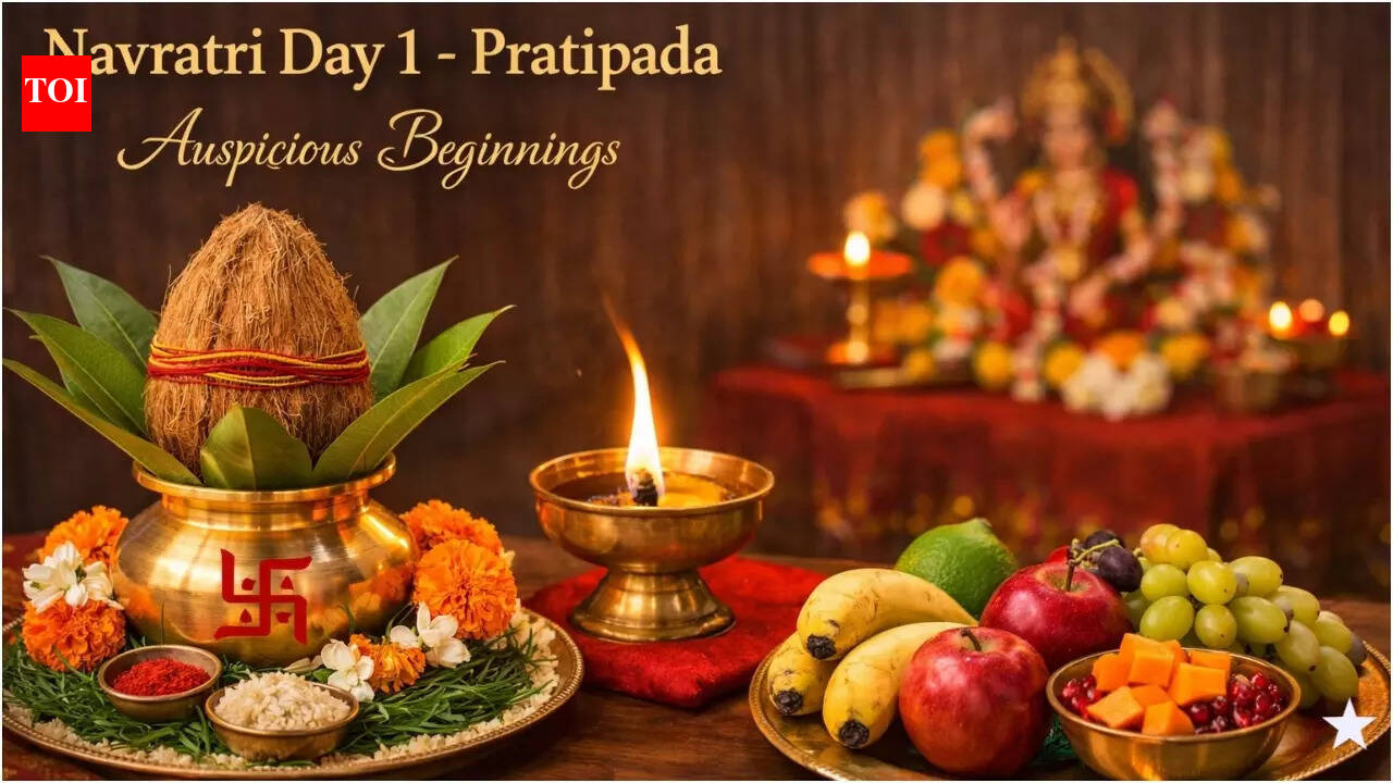 The First Day of Chaitra Navratri: Kalash sthapana setup, akhand deepak, and fasting with purity