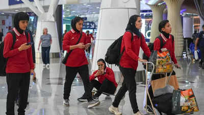 Labelled 'traitors', Iran women's football team return home after Australia asylum episode