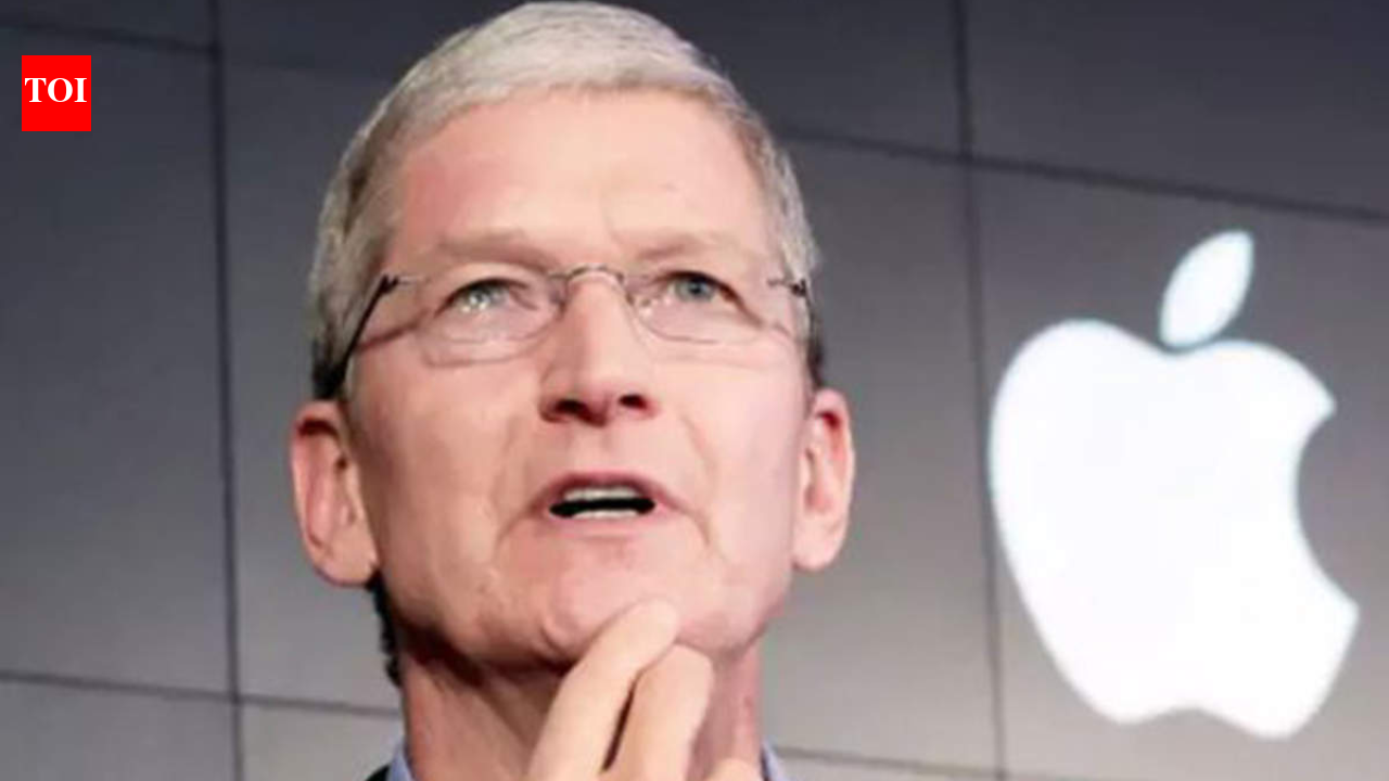 Tim Cook on backlash against his relationship with the US government; says: I focus on policy, so I am very pleased that President Trump is ...