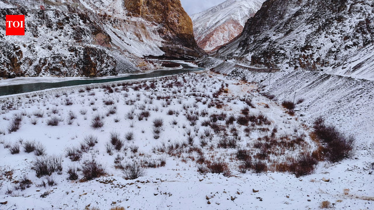 Dras colder than Siberia right now: Ladakh’s coldest village records extreme chill as snow grips region