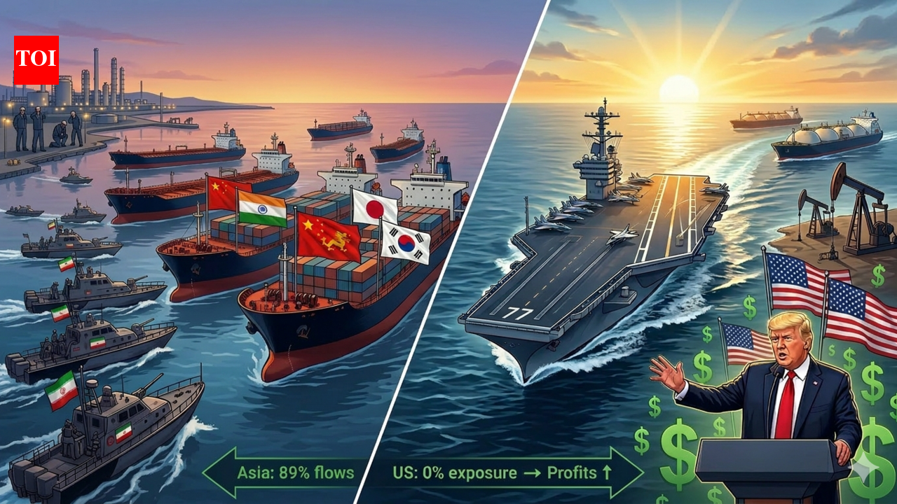 Choke on Strait of Hormuz hurts many nations, US is not one of them - in fact it profits