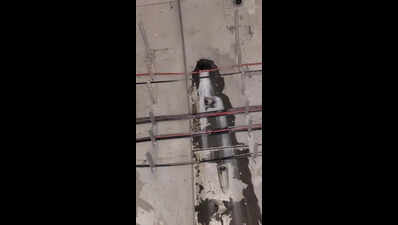 Borewell drilling damages Mumbai Metro 3 tunnel near CSMT