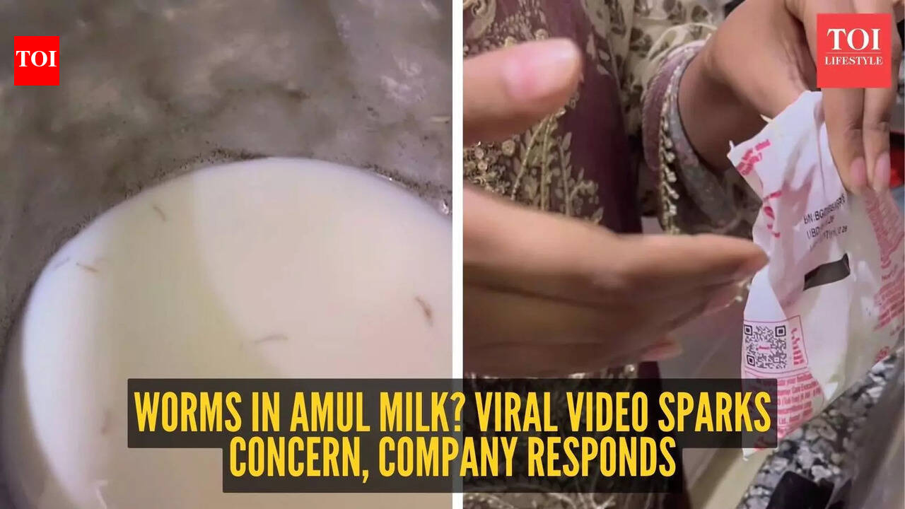 Worms in Amul milk? Viral video sparks concern, company responds