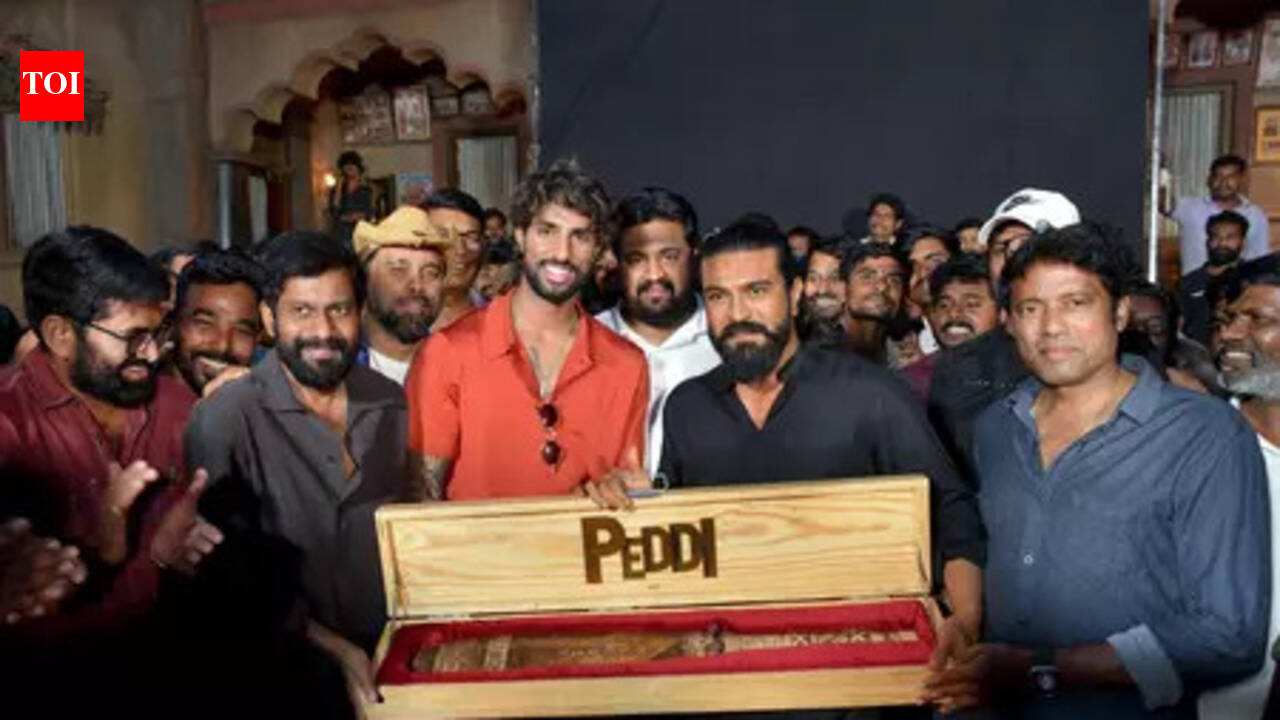 Tilak Varma visits Ram Charan on 'Peddi' sets, gets a special autographed cricket bat