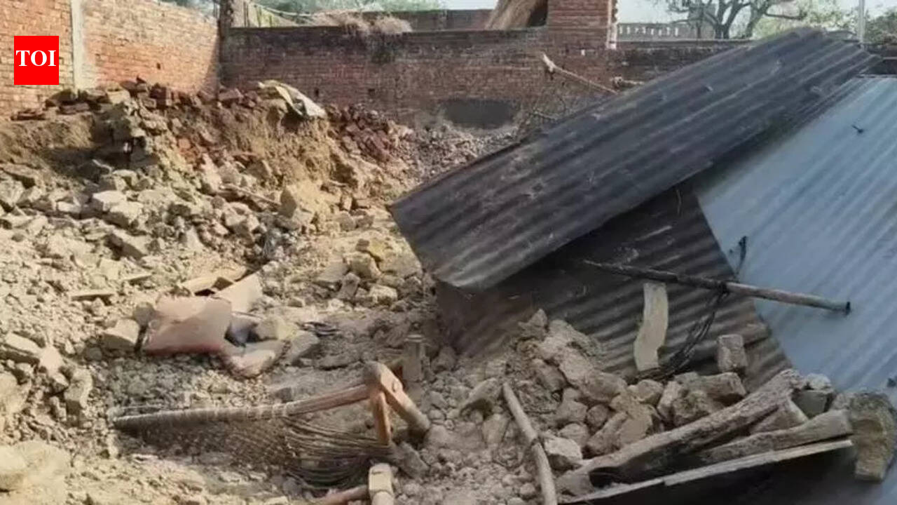3 dead in tin shed collapse in Mainpuri | Agra News - The Times of India