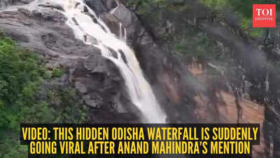  This hidden Odisha waterfall is suddenly going viral after Anand Mahindra’s mention