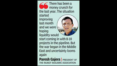Liquidity crunch grips Rajkot real estate