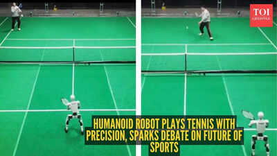  Humanoid robot plays tennis with precision, sparks debate on future of sports