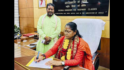 With Sadhvi’s appointment, BJP plans to blend Hindutva & non-Yadavs outreach