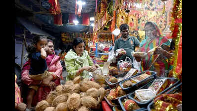 Deity, temples bedecked for Navratri, new year