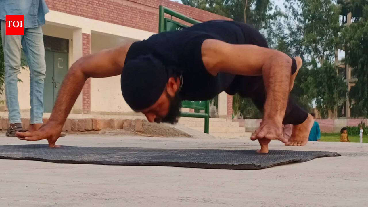 Meet Muhammad Arshad: Pakistani athlete breaks own thumb push‑ups record with 66 in one minute