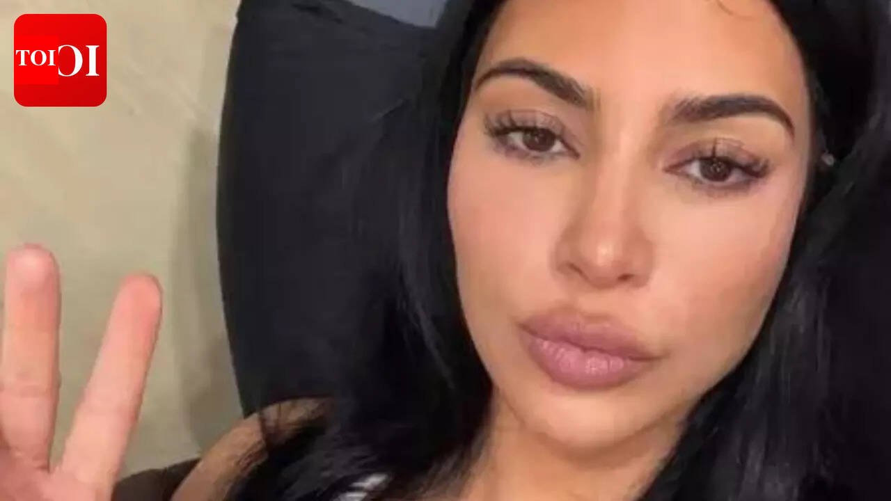 Kim Kardashian has dramatic tumble into bush wearing towering heels