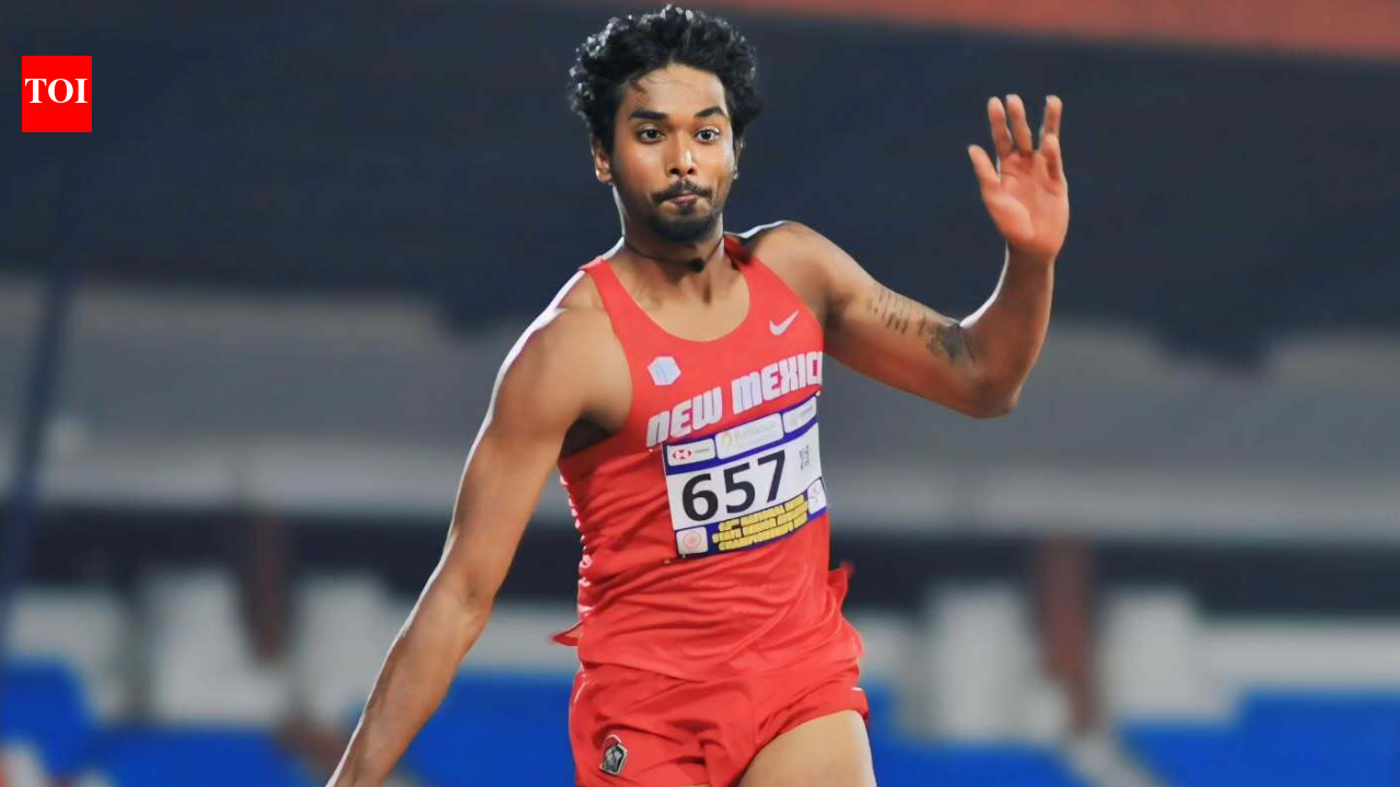 Lokesh Sathyanathan scripts history with NCAA gold, sets national indoor record