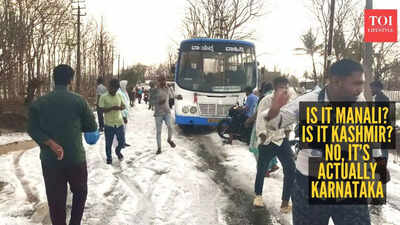  Karnataka villages see shocking ‘snowfall’, internet stunned