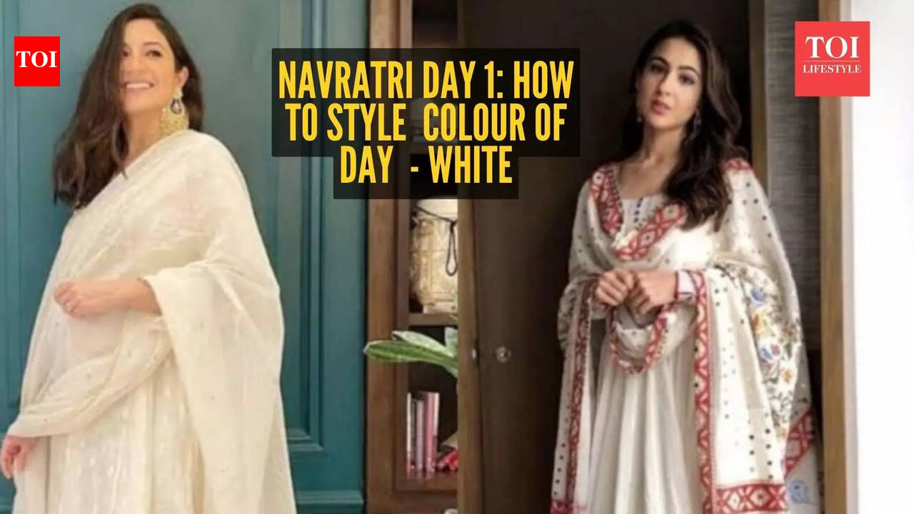 Colour of Day 1 of Navratri - White: How to style it