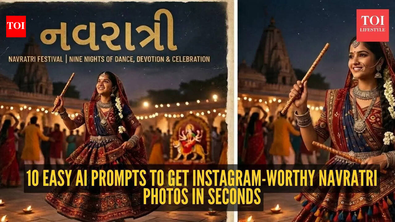 Navratri 2026: 10 Google Gemini prompts to turn your selfies into viral Navratri portraits