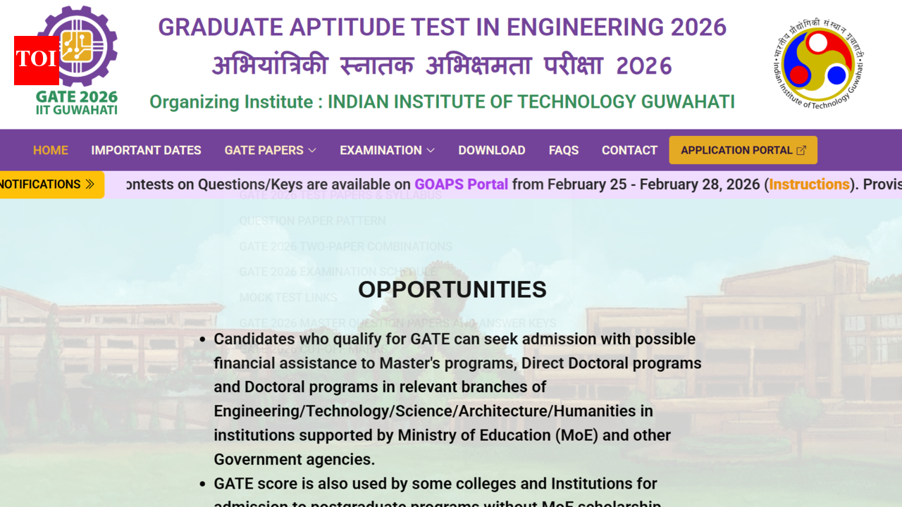 GATE result 2026 declared at gate2026.iitg.ac.in: Direct link to download scorecards here
