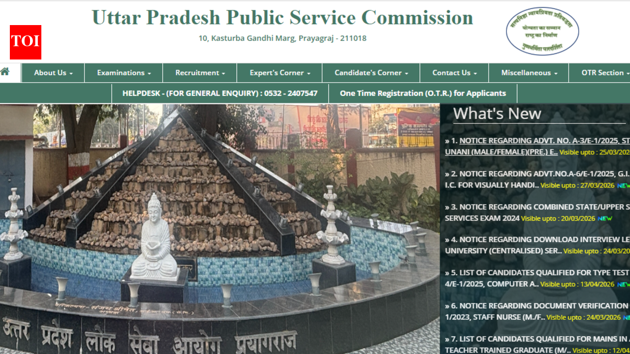 UPPSC Staff Nurse Unani Answer Key 2026 released; raise objections by March 25: Direct link here