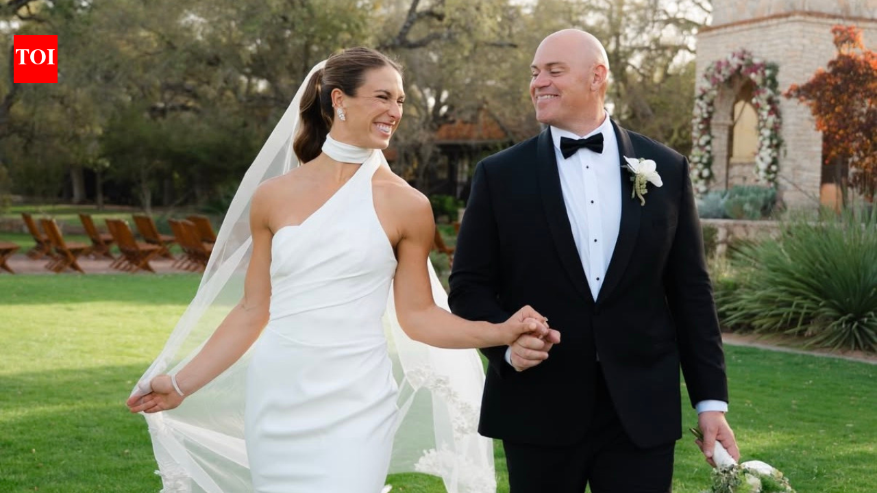 American Olympics star Valarie Allman marries her university coach Zeb Sion in an intimate ceremony after Paris glory