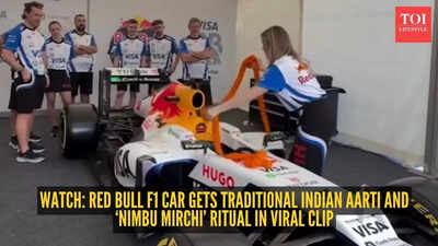  Red Bull F1 car gets traditional Indian aarti and ‘nimbu mirchi’ ritual in viral clip