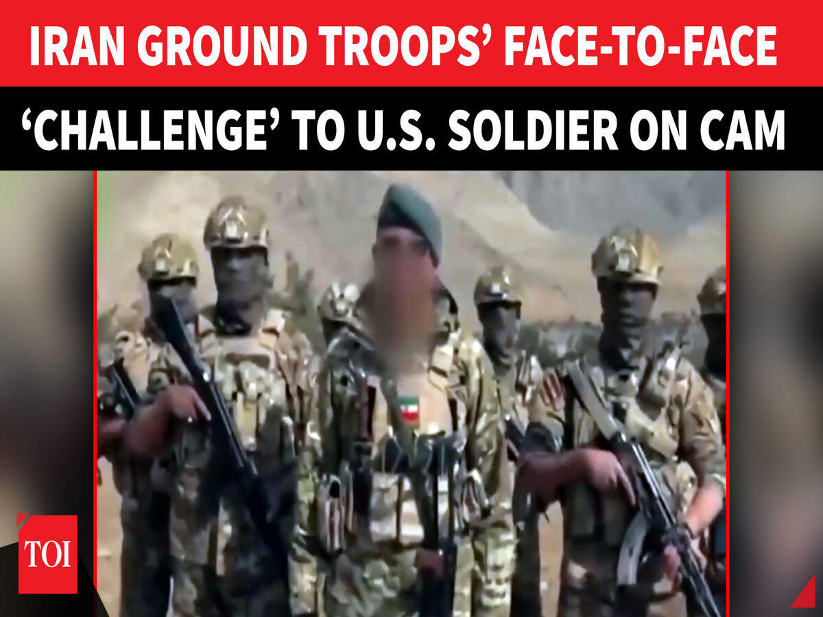 Iran Releases Ground Troops Video, Dares Trump On Camera; 'Ready &  Waiting...'