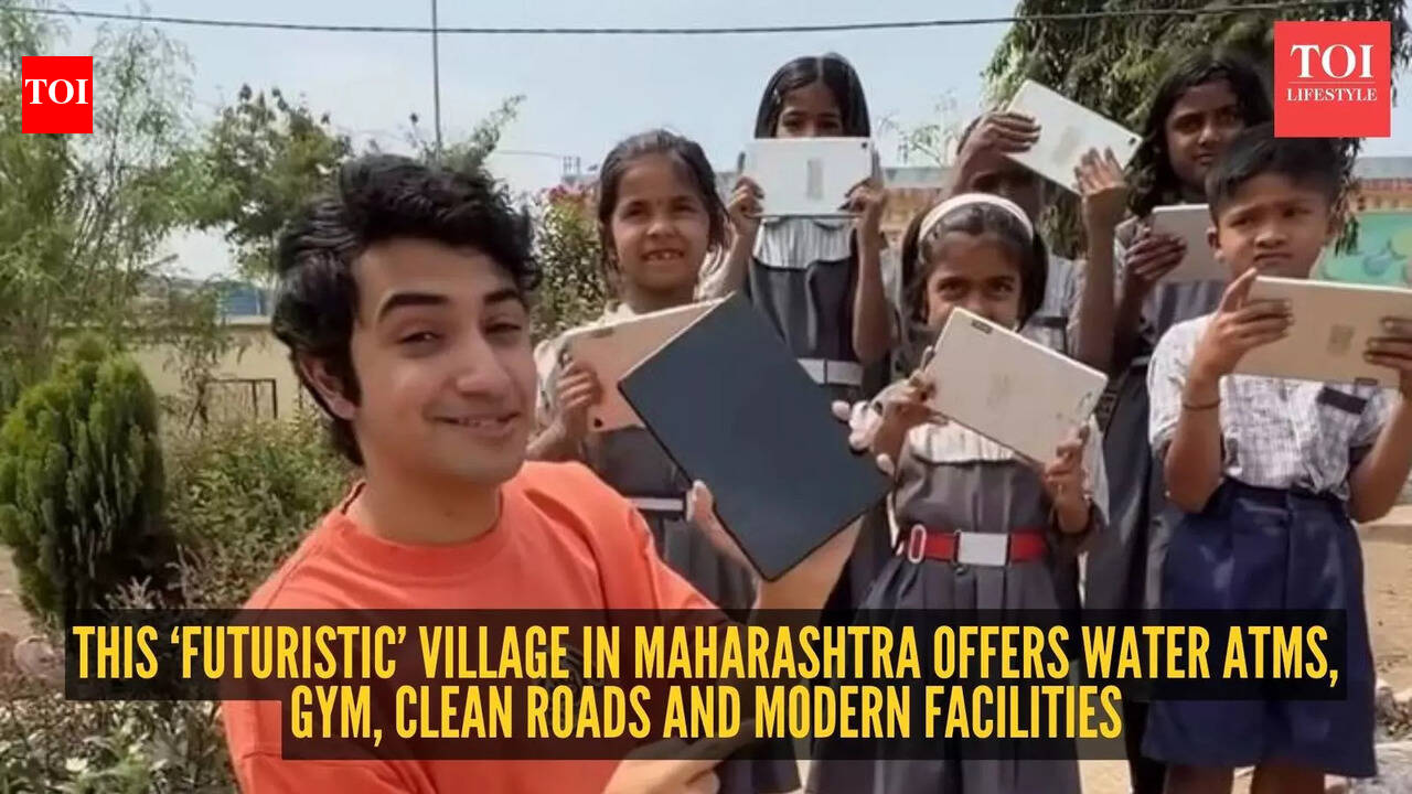 This ‘futuristic’ village in Maharashtra offers water ATMs, gym, clean roads and modern facilities