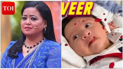 Bharti Singh and Haarsh Limbachiyaa reveal son Yashveer’s face; host a special snail-themed ceremony with family and friends