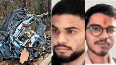 Camera closest to site defunct: 3 IIT-Bombay students killed as car hits truck, flips on Mumbai-Pune expressway