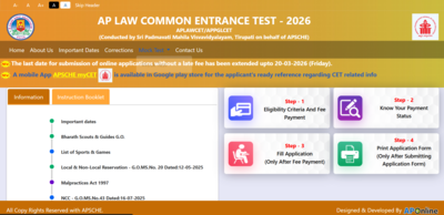 AP LAWCET registration window 2026 closing today: Check direct link to apply here