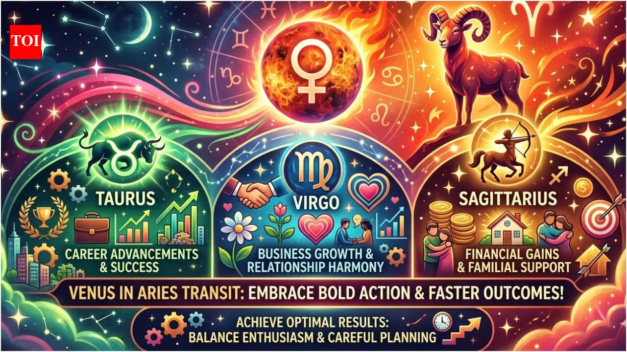 Venus enters Aries: 3 Zodiac signs set for big oppurtunities in Love, Money and Career