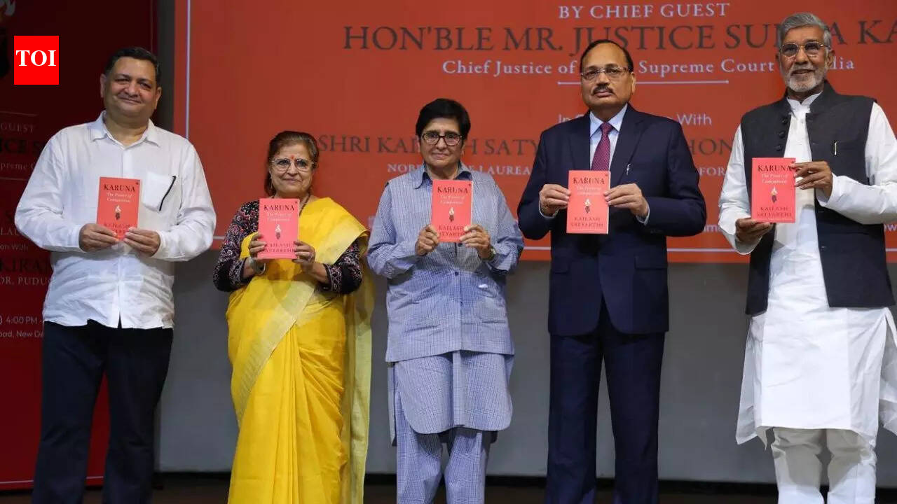 Nobel Peace Prize awardee Kailash Satyarthi's book Karuna: The Power of Compassion released