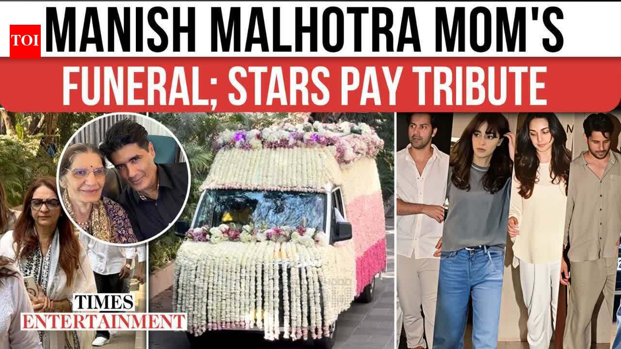 Manish Malhotra grateful to paps for privacy post Mother's passing; ‘Ekdum private moment tha’